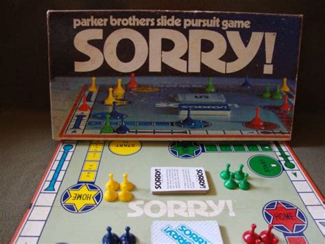 Take 25 Off Vintage Sorry Board Game 1972 Complete Etsy Sorry