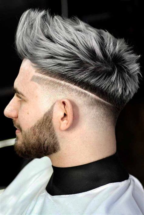 It contains both peroxide and ammonia, which is harder on your hair. Ash Grey Highlights Men Long Hair - 14 Examples Of Men S ...
