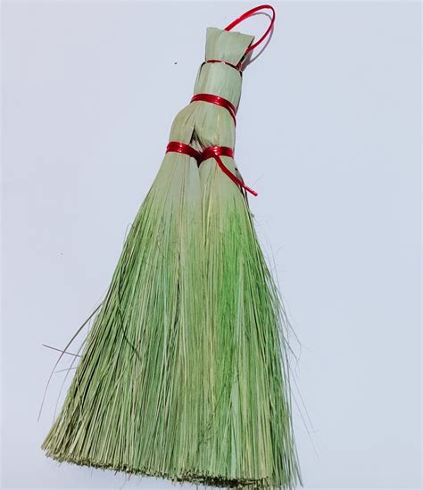Eco Friendly Bamboo Broom Small Size Broom Stick For Puja Temple