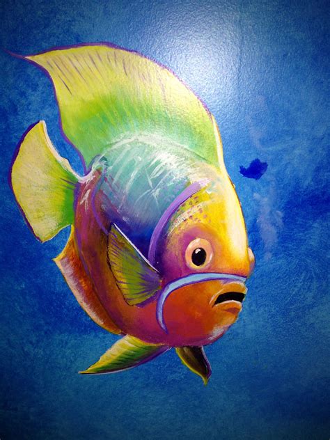 Tropical Fish Kleurrijke Vissen Dieren Schilderen Aquarel