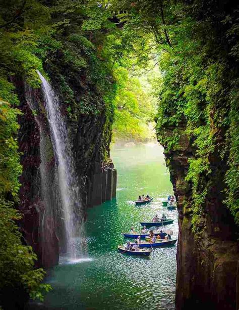 Takachiho Gorge Japan Cool Pictures Of Nature Waterfall Beautiful