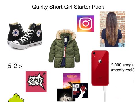 That One Quirky Short Girl In Class Rstarterpacks Starter Packs Know Your Meme