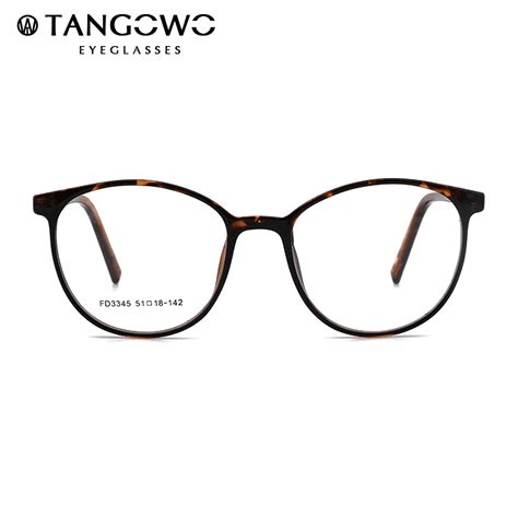 tangowo tr90 fashion round women eyeglasses frames male design optical hyperopia prescription