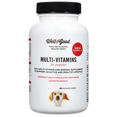However, if a dog becomes ill or is stressed for long periods of time, his or her supply of this essential vitamin can quickly become. Well & Good Puppy Stage Vitamins | Petco