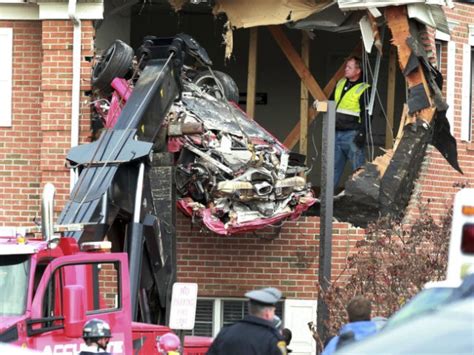 Police Speeding Porsche Crashes Into Second Story Building Killing Two