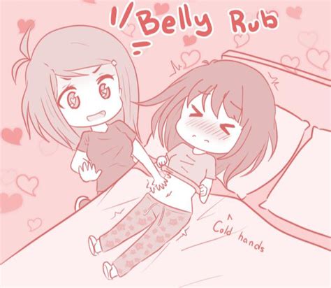 Original She Had A Tummy Ache And Asked For Belly Rubs Rwholesomeyuri