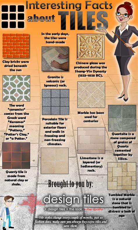 Interesting Facts About Tiles Infographic Interior Design Basics