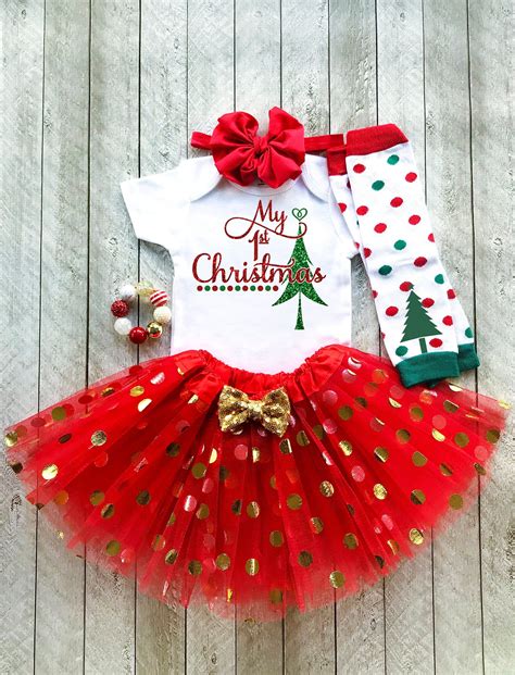 Babys 1st Christmas Outfit Christmas Images 2021