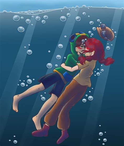 Nikishipart On Instagram “i Draw Jessie And Leon Under Water