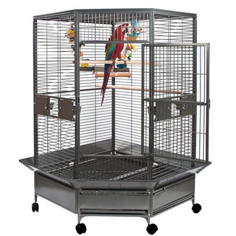 175cm Xl Pet Bird Cage Parrot Cage Budgie Finch Aviary Metal