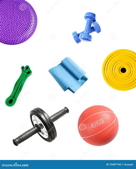 Fitness Accessories Isolated Stock Image Image Of Shop Balance 73497745