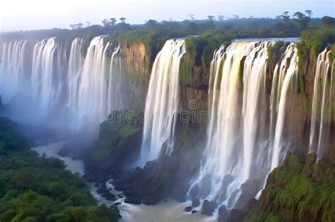 Iguazu Falls One Of The Largest Series Of Waterfalls In The World