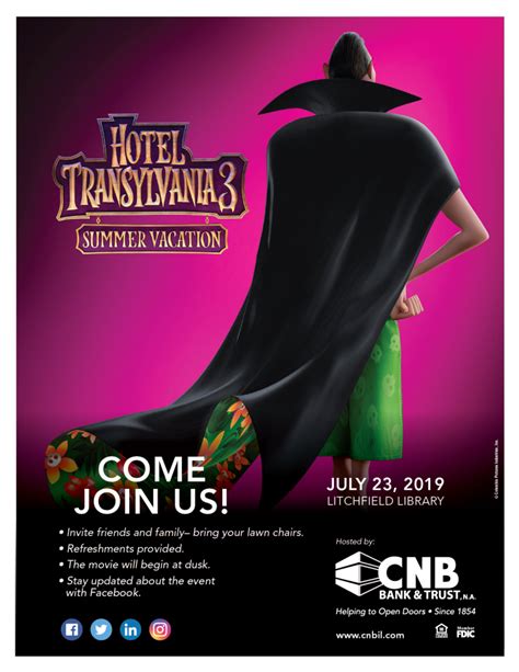CNB Bank Trust Movie Night At The Library The City Of Litchfield