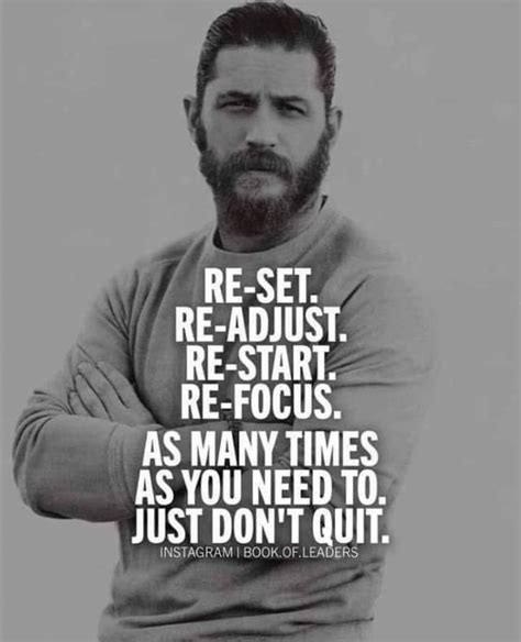 Reset Refocus Dont Quit Inspirational Quotes Motivation