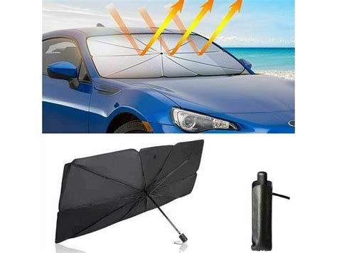 Car Windshield Sun Shade Uv Rays And Heat Sun Visor Protector Foldable
