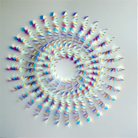 Geometric Dichroic Glass Installations By Chris Wood Colossal