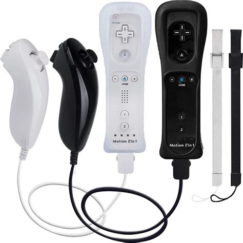 Techken 2 Sets Remote Controllers With Built In Motion Plus And Wii