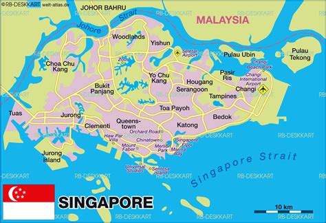 Singapore Political Map Royalty Free Image 15570174 P