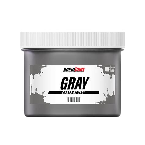 Rapid Cure Gray Plastisol Ink For Screen Printing Low Temperature