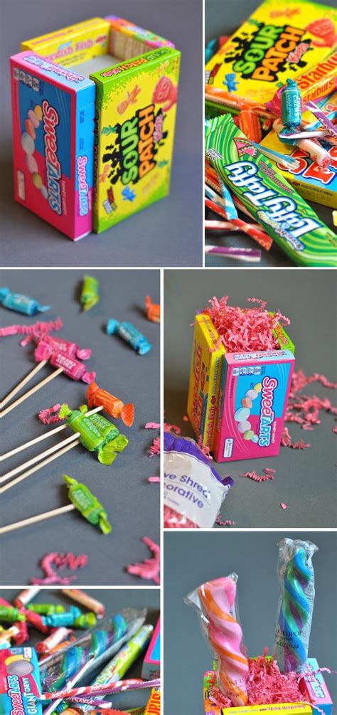 Send beautiful flower arrangements to brighten someone's day! How to Make a Cute Candy Bouquet | Pizzazzerie