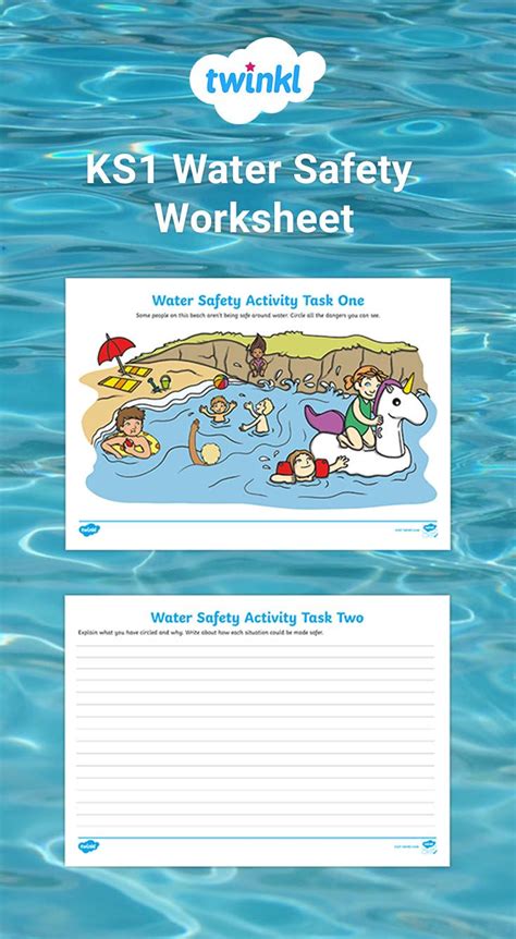 Water Safety For Kids Printables