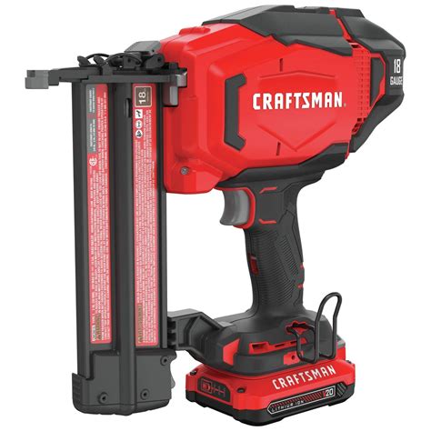 CRAFTSMAN V20 Cordless Brad Nailer Kit, 18GA CMCN618C1 | Brad nailer