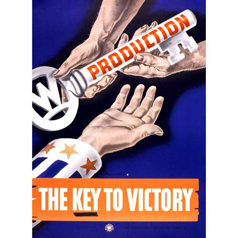 Production The Key To Victory World War Ii Poster