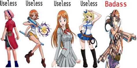 Too Many Useless Female Anime Characters By Saberinesan On