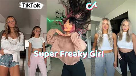 Super Freaky Girl New Tiktok Dance Compilation Youtube