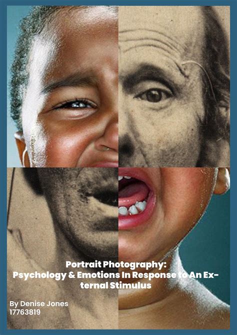 Portrait Photography Psychology And Emotions In Response To An External