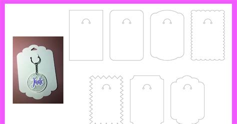 Free Keychain Display Card Svg DXF EPS PNG File