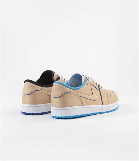 Nike Sb X Air Jordan 1 Low Shoes Desert Ore Royal Blue Dark Powd