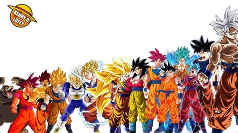 Imagenes De Goku Fases 1000 Todas Las Fases De Goku Del 1 Al 1001