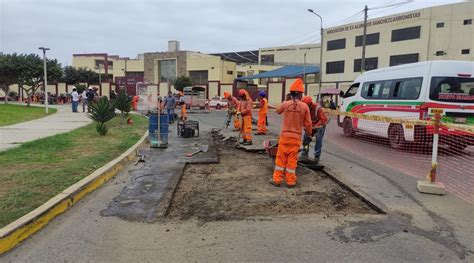 MPT comenzó el parchado de pistas frente al óvalo Grau