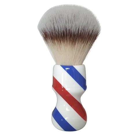 Dscosmetic 24mm Soft Synthetic Hair Shaving Brush With Barber Pole