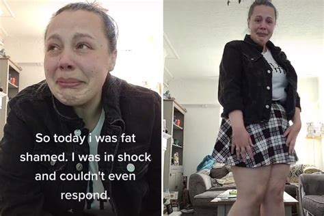 Woman Who Lost 6 Stone Breaks Down In Tears After Being Fat Shamed Over Her Short Skirt The
