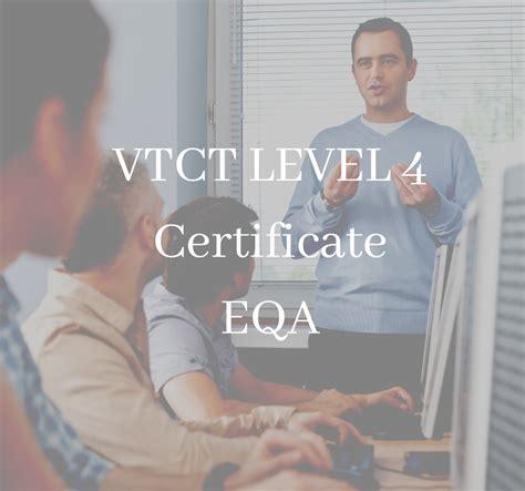 Vtct Level 4 Certificate In Leading The External Quality Assurance Of Assessment Processes And