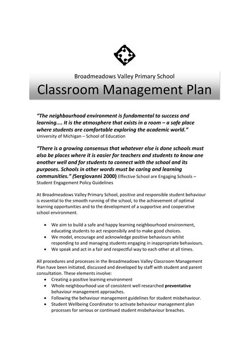 Effective Classroom Management Plan 9 Examples Format Pdf Examples
