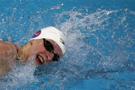 Swimming American Katie Ledecky Improves Own 800m Freestyle World Record The Straits Times
