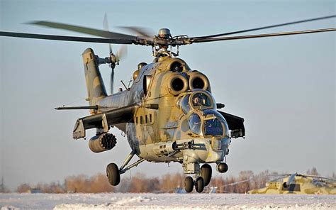Hd Wallpaper Helicopter Hind Mi 24 Military Russian Soviet