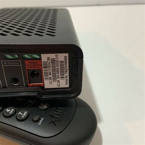 BOX AND REMOTE ONLY/NO CORDS Xfinity Comcast Cable Box Model PR150BNM