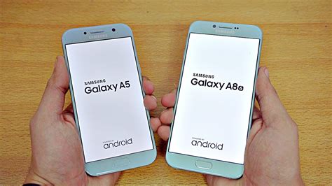 Samsung galaxy a5 2018 is expected to run the android v7.1.1 (nougat) operating system and might house a decent 3250 mah battery that will let you enjoy playing games, listening to songs, watching movies, and do other stuff for a longer duration without worrying about battery drainage. Samsung Galaxy A5 (2017) vs A8 (2016) - Speed Test! (4K ...