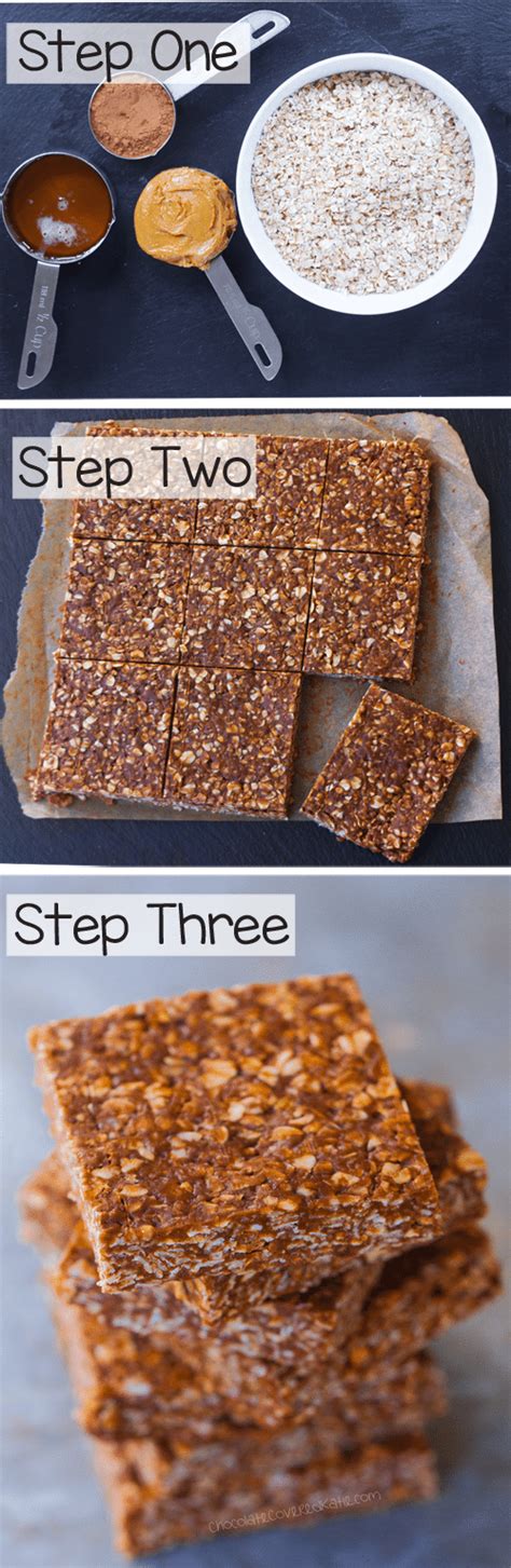 6 ingredients and 5 minutes are all you need! Clean Eating Chocolate Oatmeal No Bake Bars