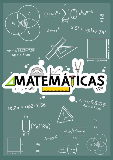 Portada Matematica Matem Ticas Para Secundaria Portadas De