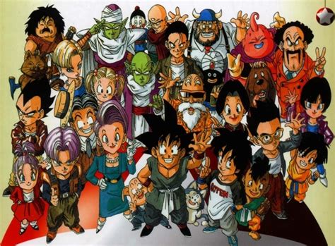 This picture is featured with picture of several most important characters of dragon ball z. The Origin Of Dragon Ball Character's Names Will Blow Your Mind