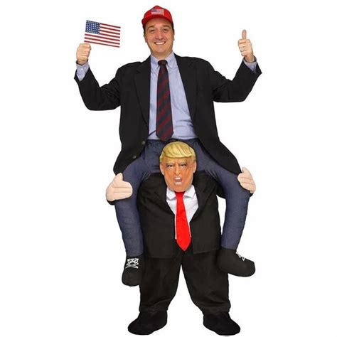 Buy Donald Trump Pants Party Dress Up Ride On Me Mascot Costumes Carry Back