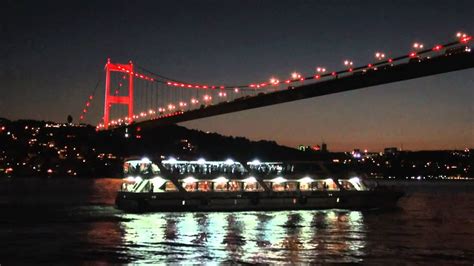 Bridges Of Bosphorus Istanbul By Night Youtube