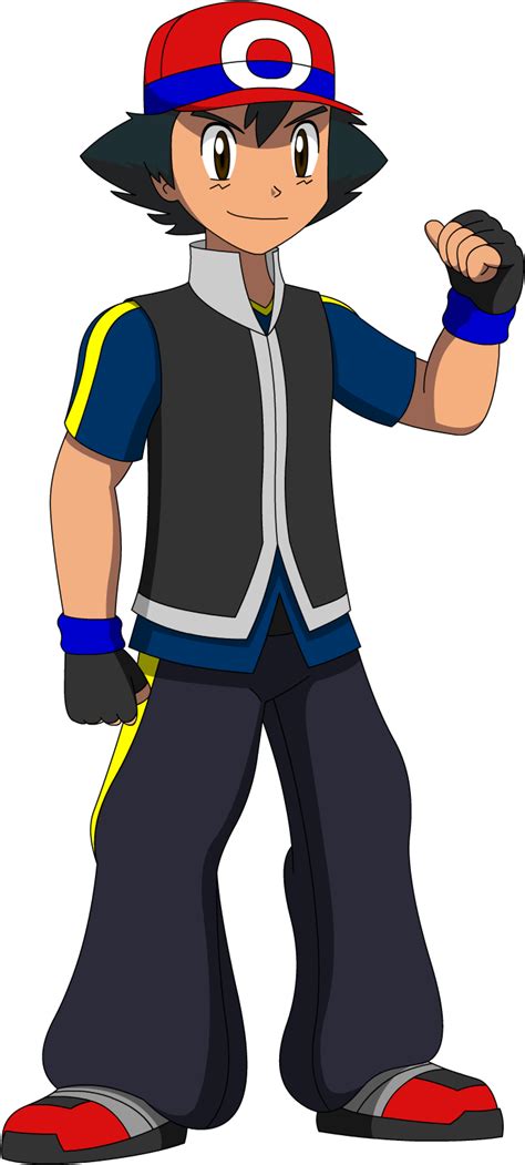 Ash Ketchum Orre Outfit By Lucarioshirona On Deviantart