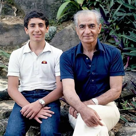 Mohammad Reza Shah Pahlavi King Of Iran And His Eldest Son Crown Prince