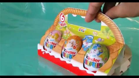 Kinder Surprise Eggs Unboxing Mix Toys Eggs Youtube